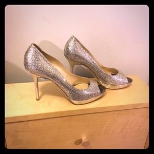 Jimmy Choo Luna peep toe heels